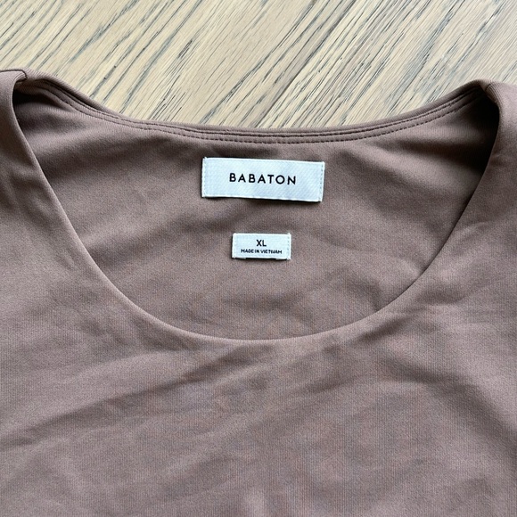 ARITZIA / BABATON MUSCLE TANK - BROWN/BEIGE - XL - Picture 4 of 4